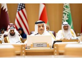 Prime Minister and Minister of Foreign Affairs Participates in Ministerial Meeting of GCC Foreign Ministers, US Secretary of State