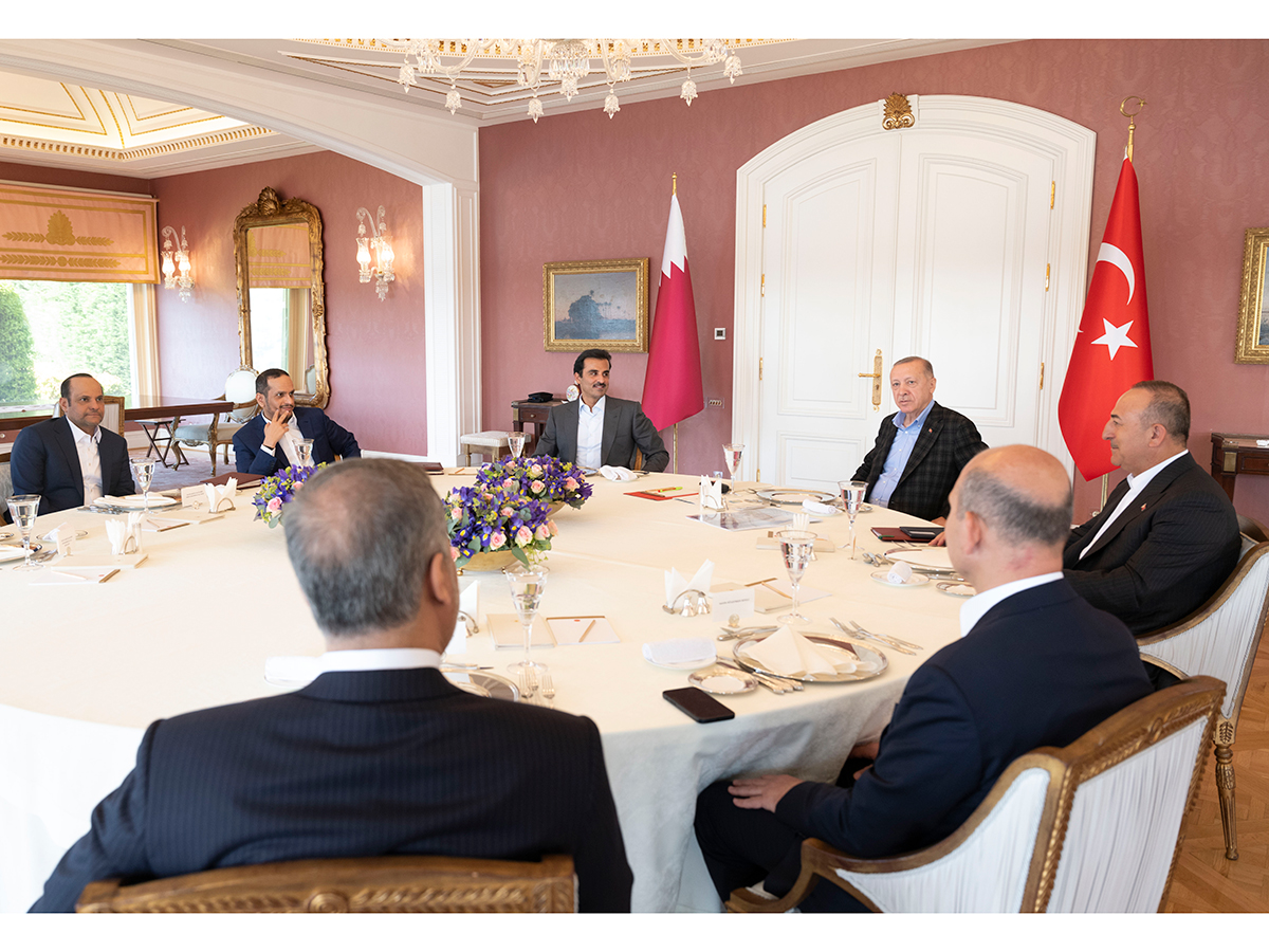 سمو الأمير والرئيس التركي يبحثان العلاقات الاستراتيجية بين البلدين