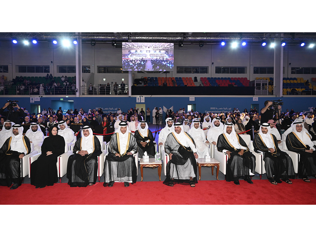 رئيس مجلس الوزراء يشهد حفل تخريج طلاب جامعة الدوحة للعلوم والتكنولوجيا