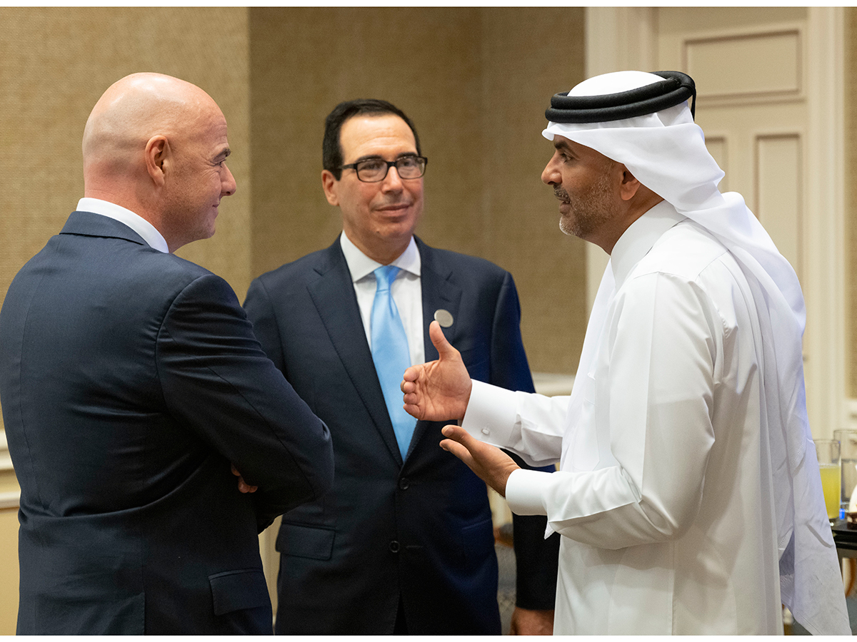 سمو الأمير يحضر حفل استقبال منتدى قطر الاقتصادي 2022