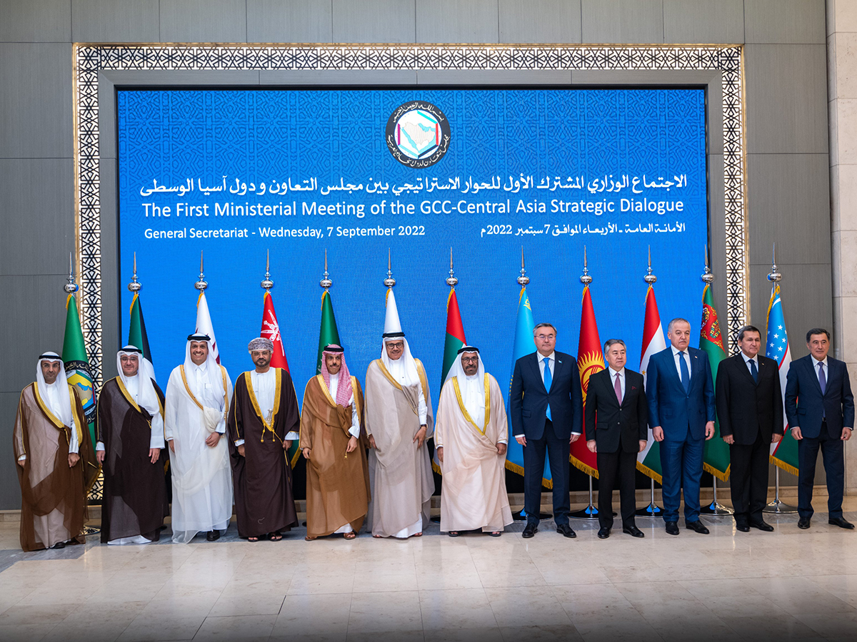 قطر تشارك في الاجتماع الوزاري المشترك الأول للحوار الاستراتيجي بين مجلس التعاون ودول آسيا الوسطى