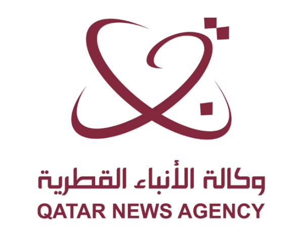 Qatar news agency logo, home page