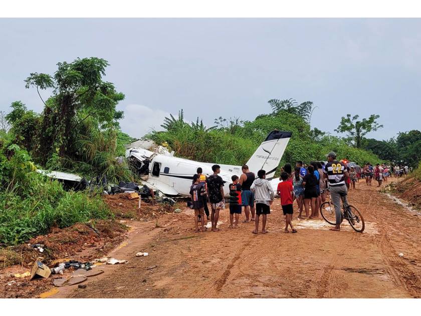 Small plane breaks apart mid-air, killing 7 people�onboard in Brazil