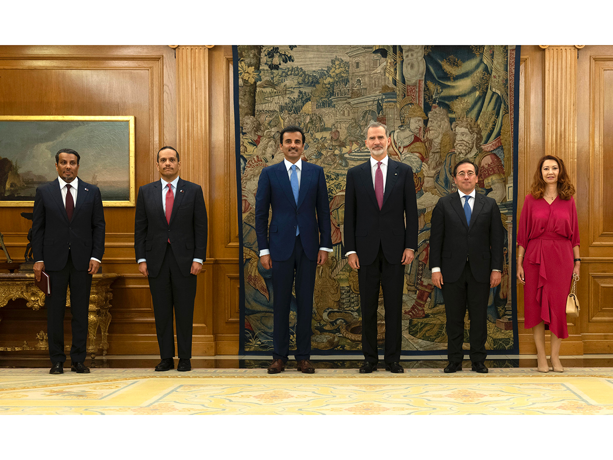 HH the Amir Meets King of Spain