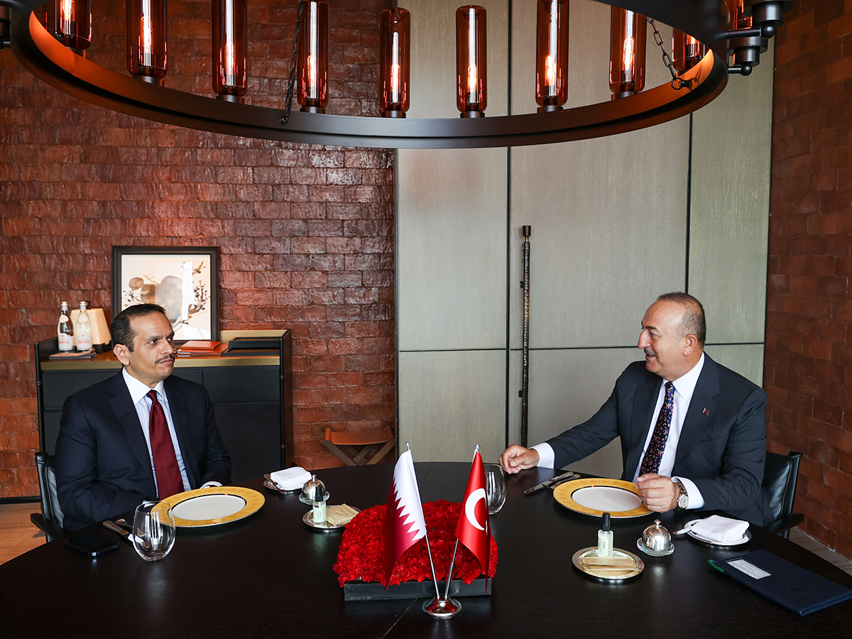 Deputy Prime Minister and Minister of Foreign Affairs Meets Turkish Foreign Minister
