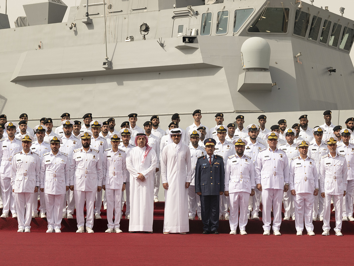 HH the Amir Attends Reception Ceremony of Al Zubarah Ship  Musherib Vessel