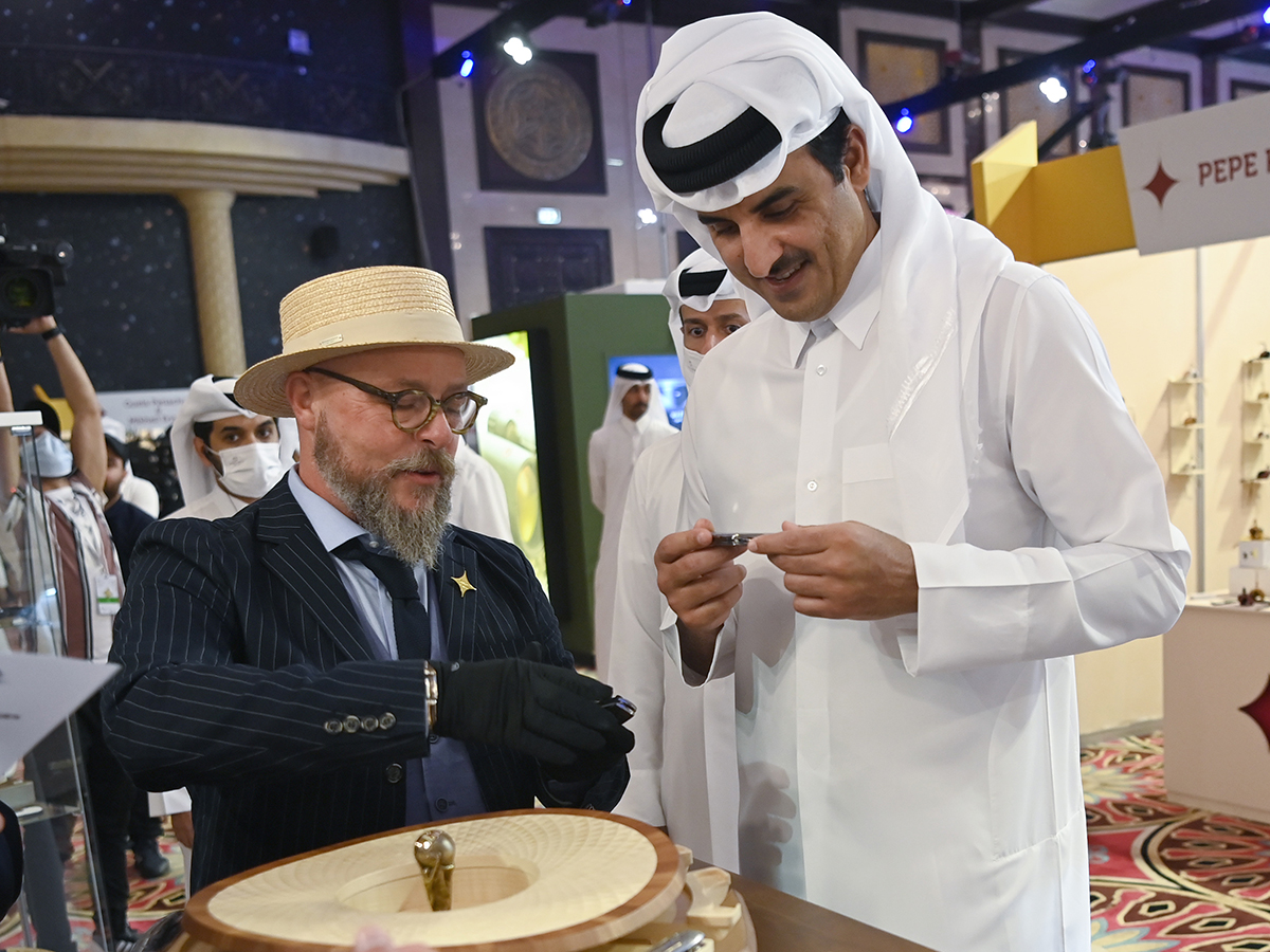 HH the Amir Visits S'hail 2022 Exhibition