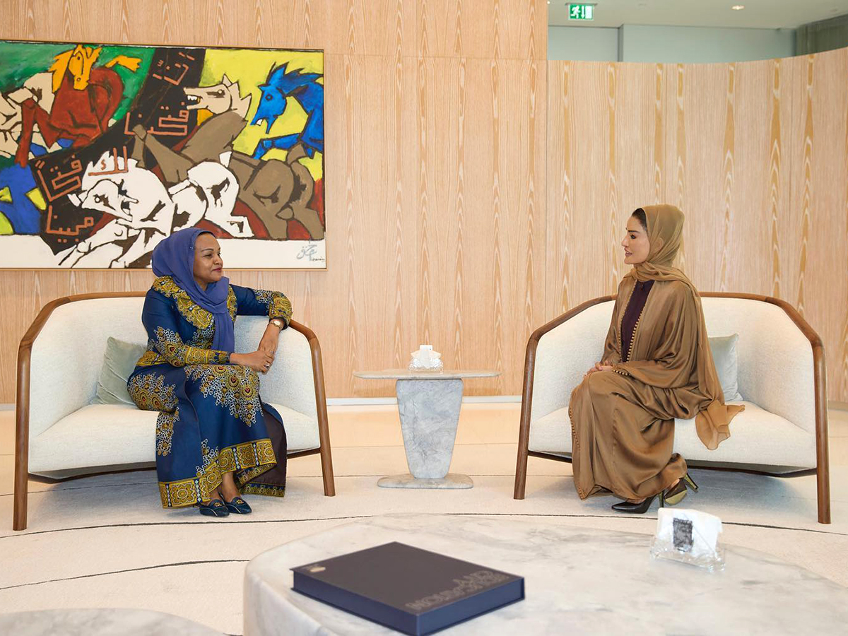 Her Highness Meets Wife of HE President of Zanzibar