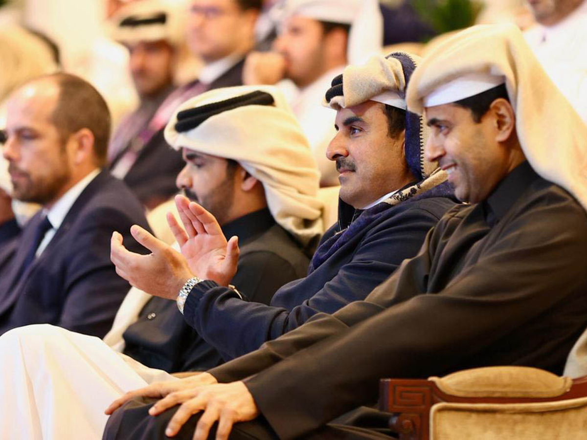 Su Alteza el Emir asiste a la ceremonia de clausura del Qatar Total Energies Women's Tennis Open