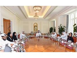Su Alteza el Emir Adjunto preside la tercera reunión de la Junta Directiva de la Universidad de Qatar