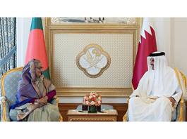 HH the Amir Meets Prime Minister of Bangladesh